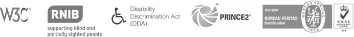 W3C,RNIB,DDA,PRINCE2 